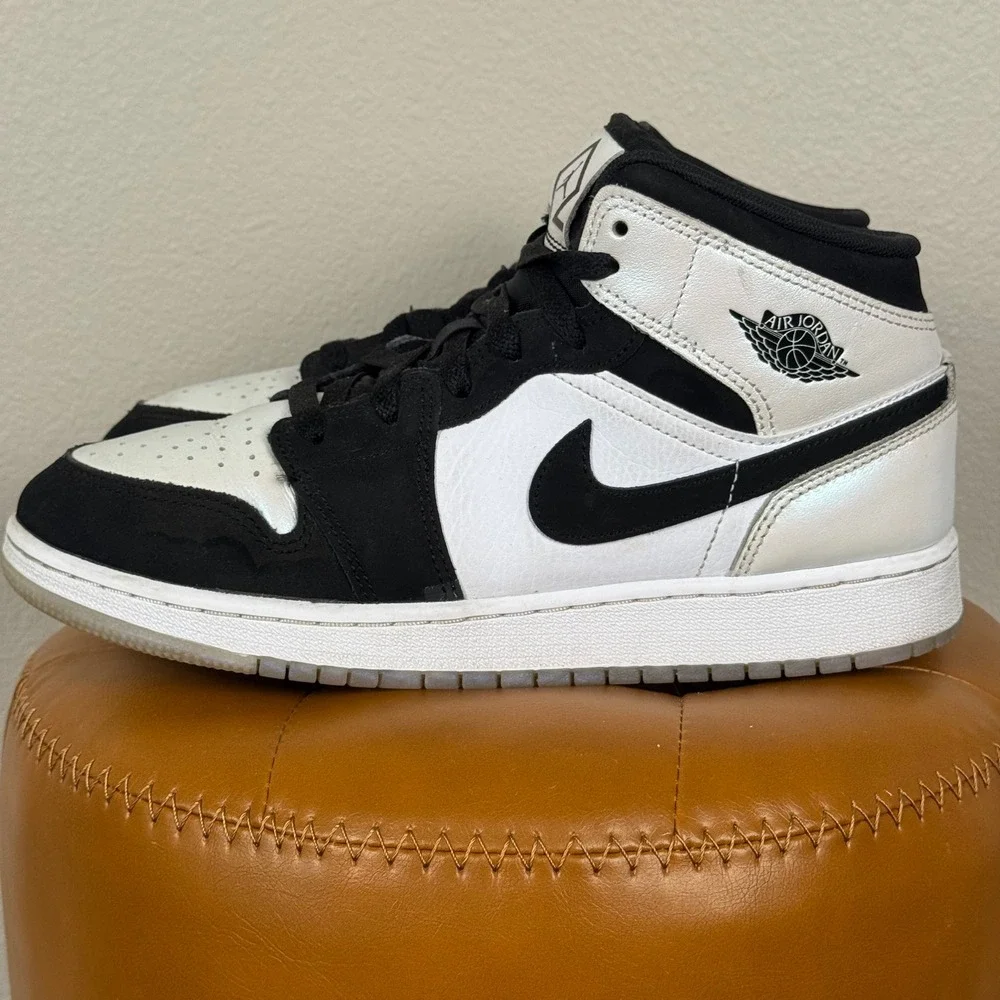 Air Jordan 1 Mid Diamond Shorts Sneakers Youth 7Y Women's 8.5‎ DN4321-100